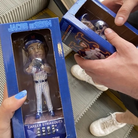 Jacob Degrom Bobble Head Counter Citifield 2022 New - Picture 4 of 5
